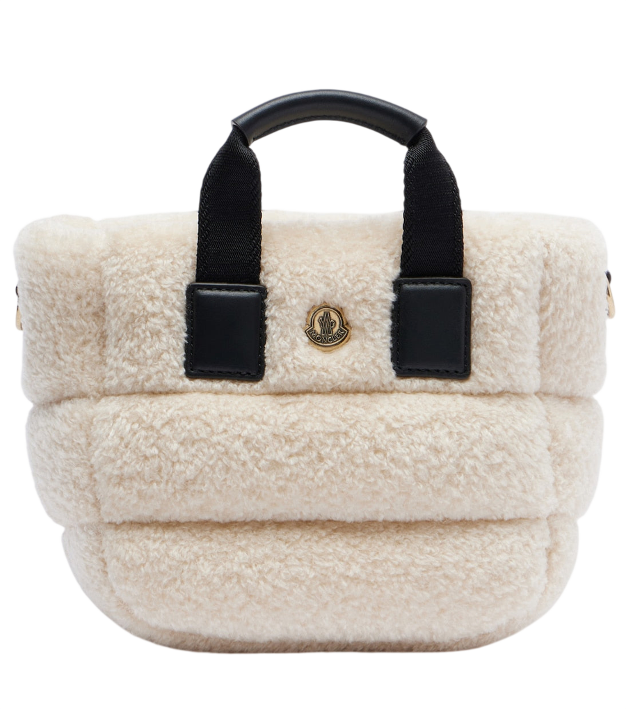 Sac cabas mini en teddy Caradoc de Moncler