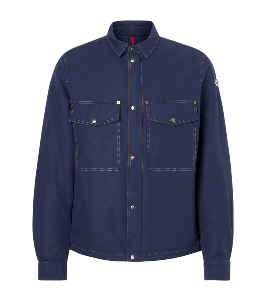 Moncler Cotton and linen field jacket