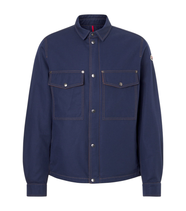Moncler Cotton and linen field jacket