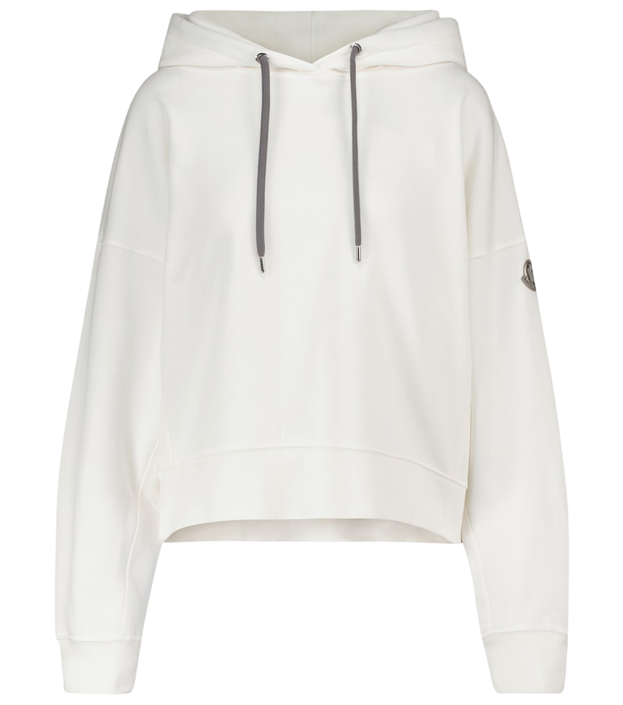 Sudadera con capucha de mezcla de algodón de Moncler