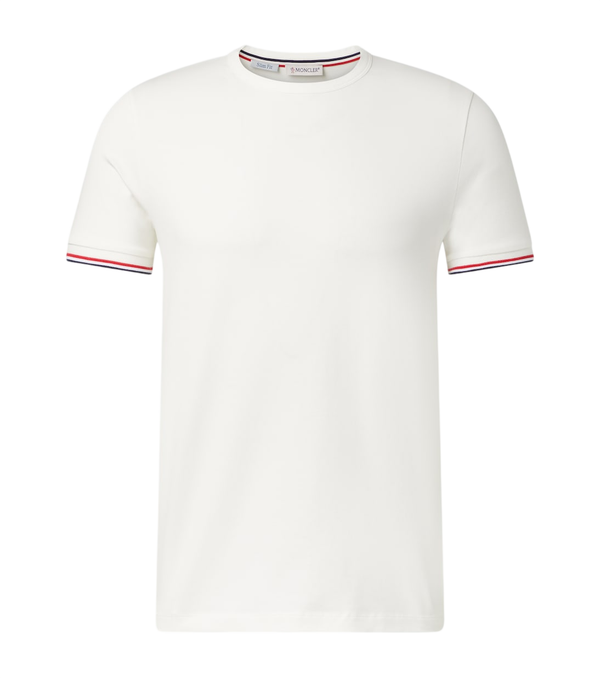 Moncler Cotton-blend jersey T-shirt