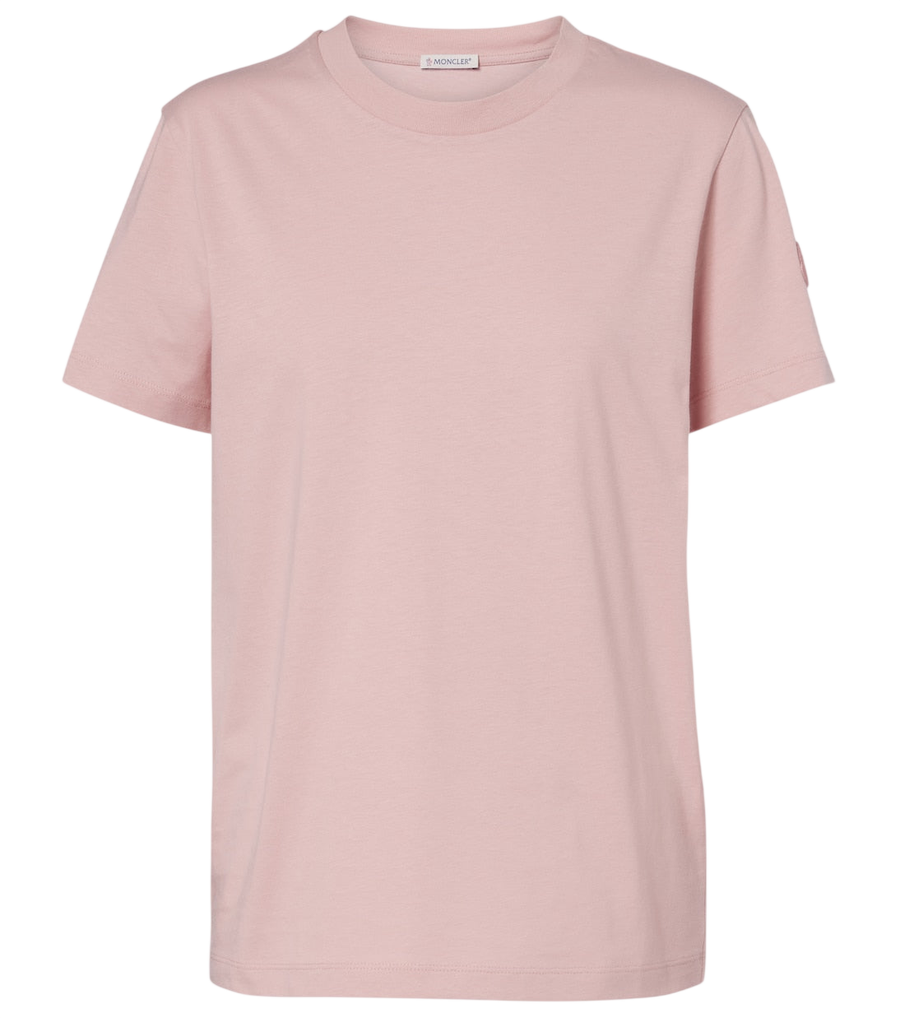 Camiseta de punto de algodón Moncler