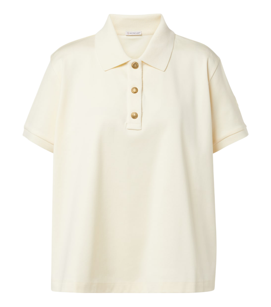 Polo de algodón Moncler