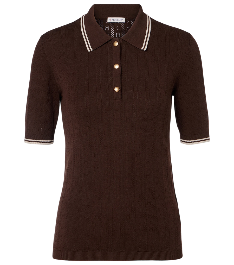Moncler Cotton polo sweater
