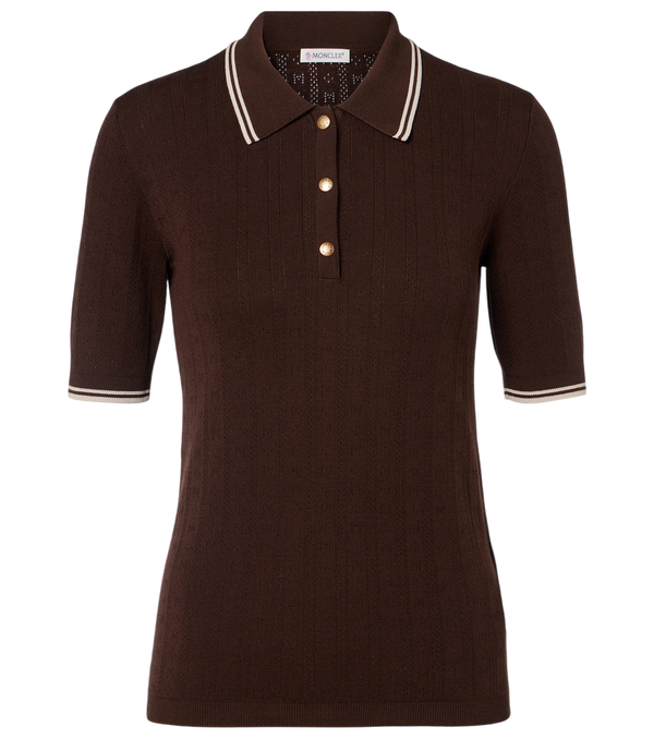 Moncler Cotton polo sweater