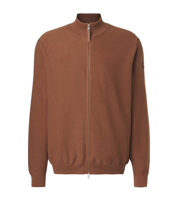 Moncler Cotton zip-up sweater