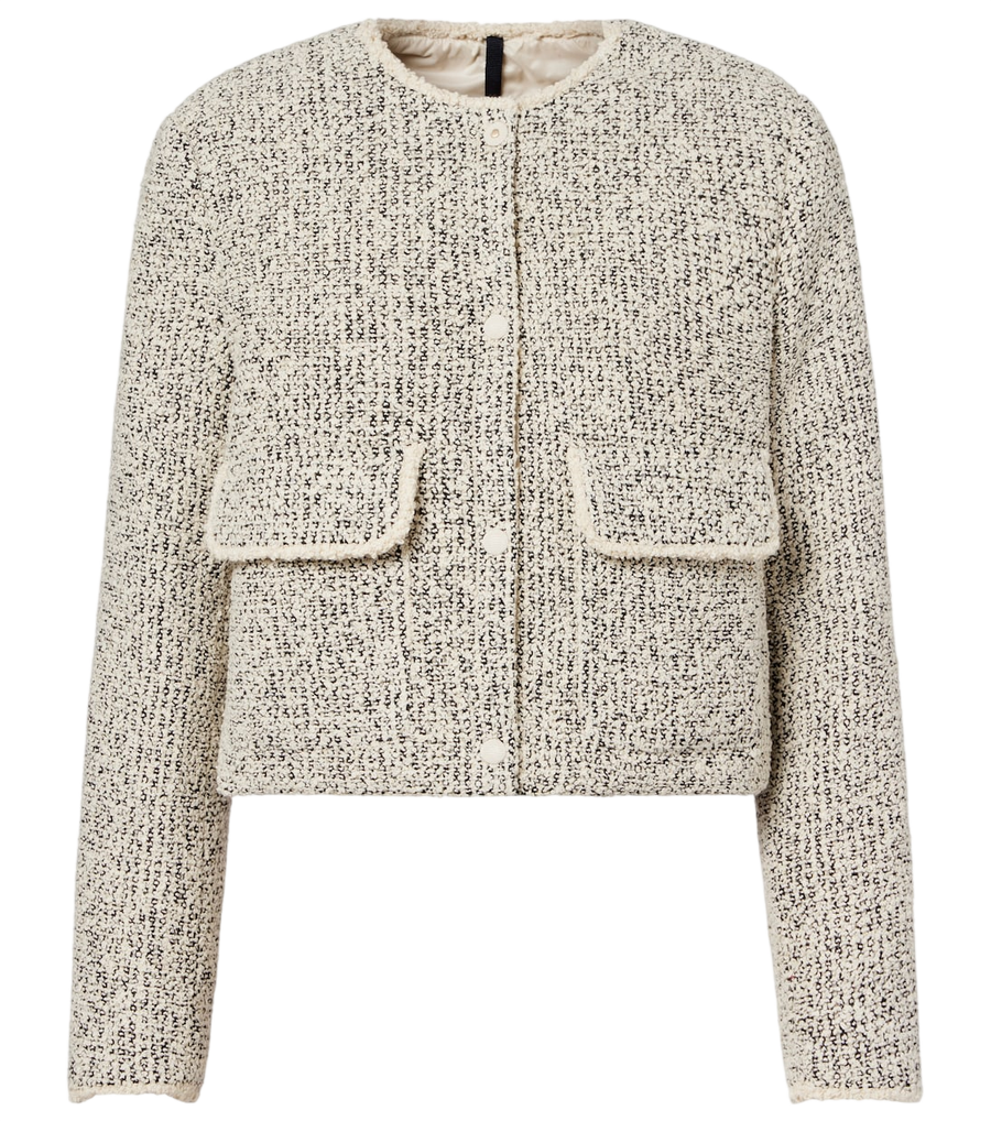 Moncler Dauphine down-paneled tweed jacket