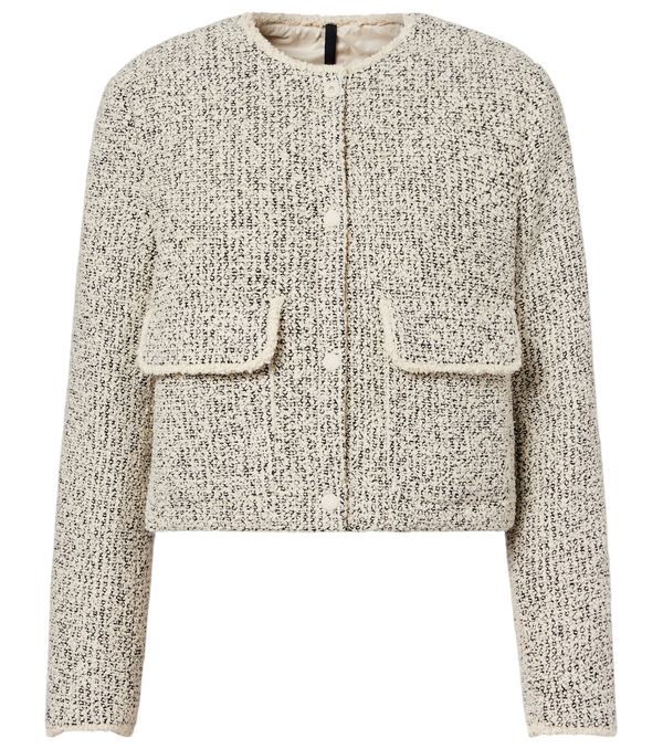 Moncler Dauphine down-paneled tweed jacket