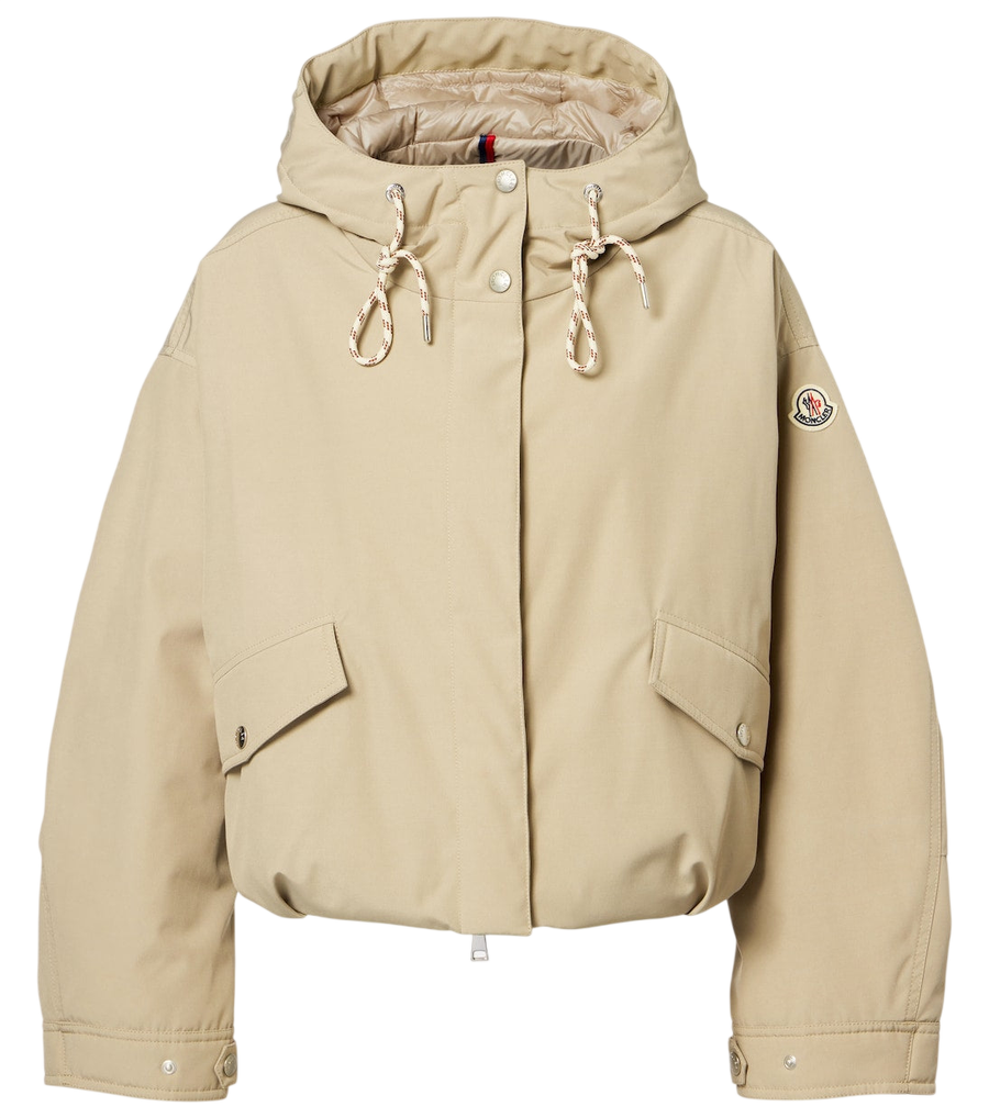 Moncler Eucalyptus cropped down jacket