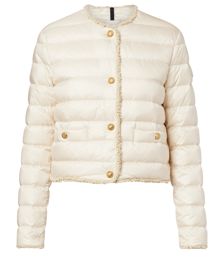 Moncler Fleurs quilted down jacket