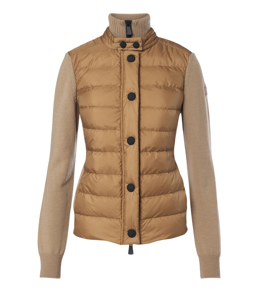 Moncler Grenoble Down-paneled cardigan