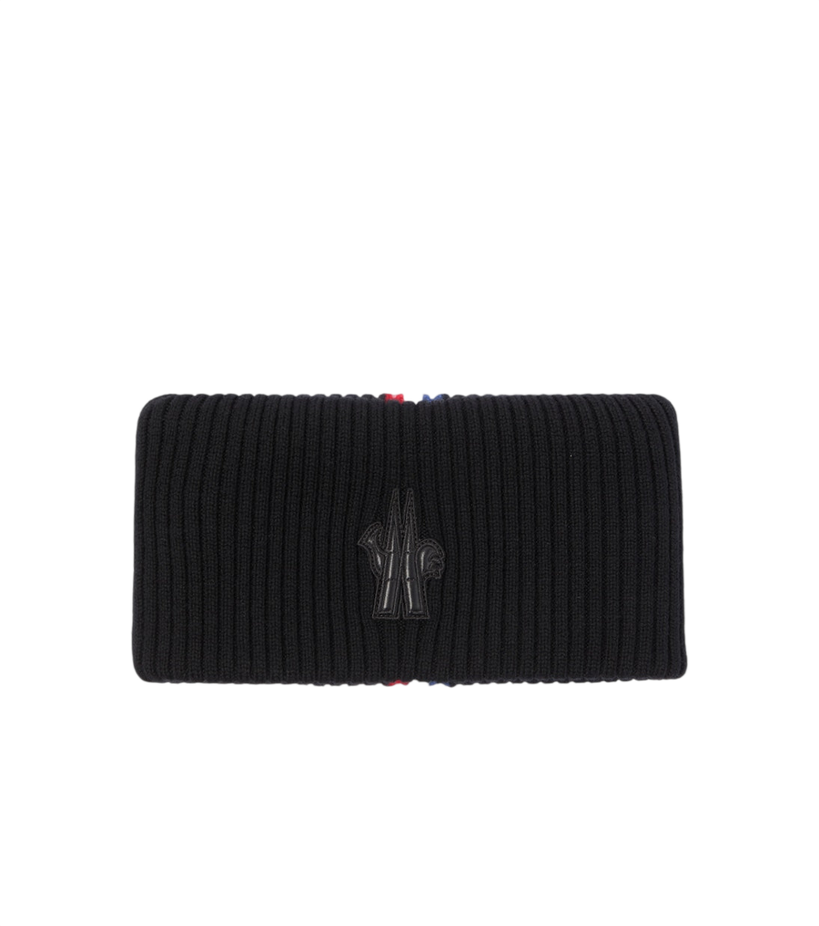 Moncler Grenoble Logo ribbed-knit virgin wool snood