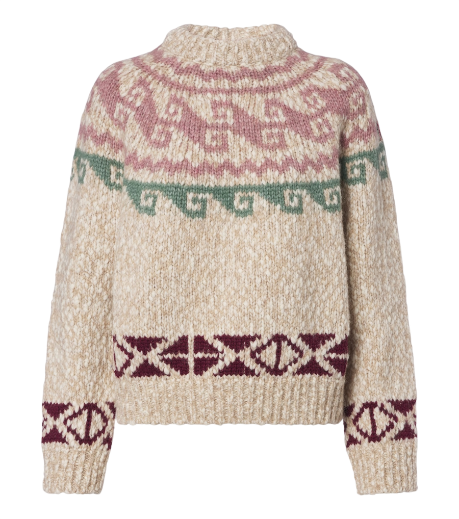 Moncler Grenoble Wool and alpace-blend jacquard sweater