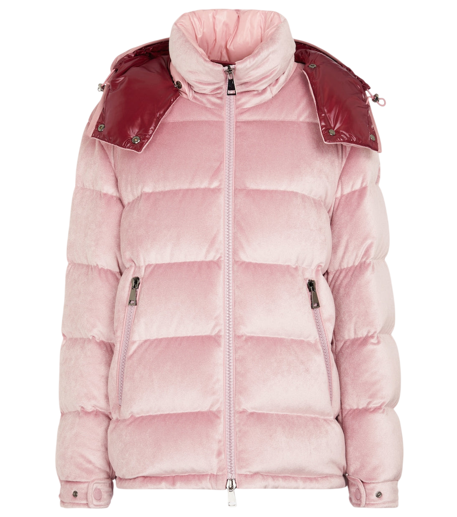 Moncler Holostee quilted velvet jacket