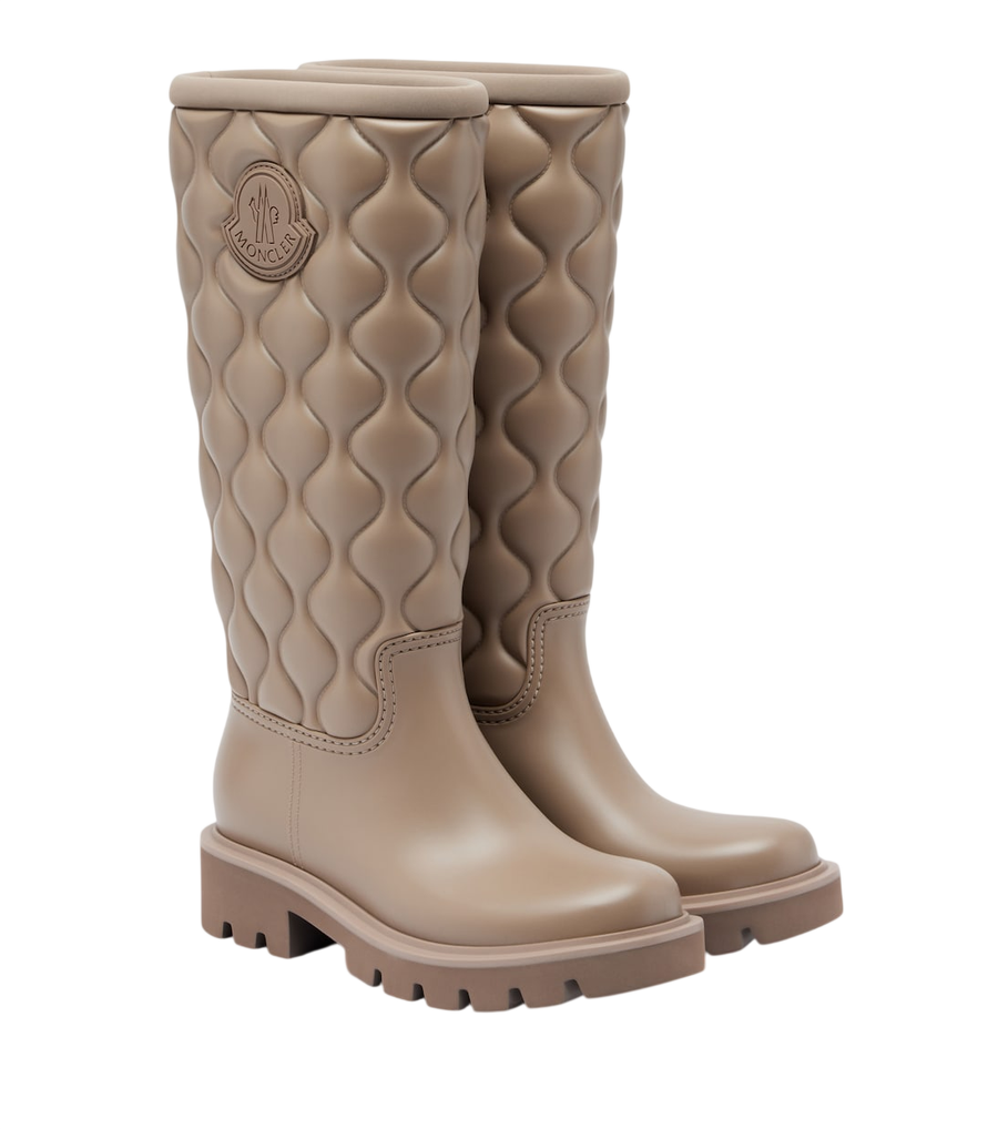 Moncler Kickstream quilted rain boots