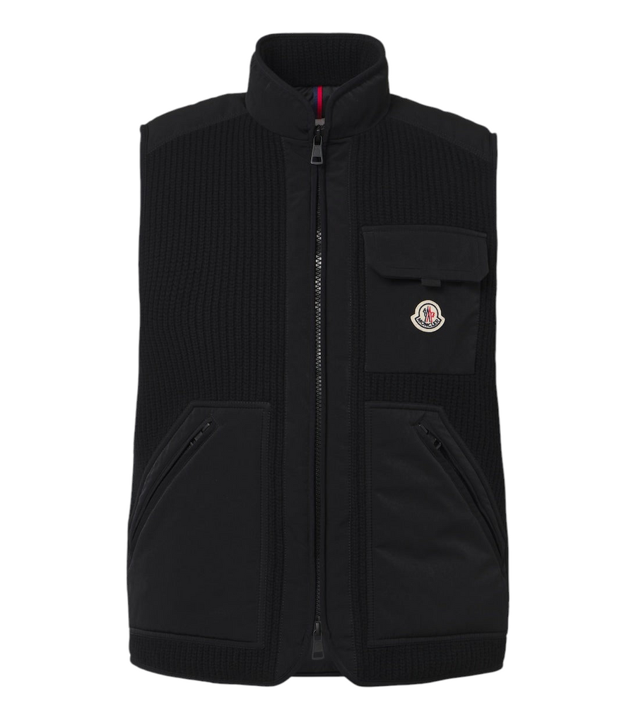 Moncler Lenevra wool-blend down vest