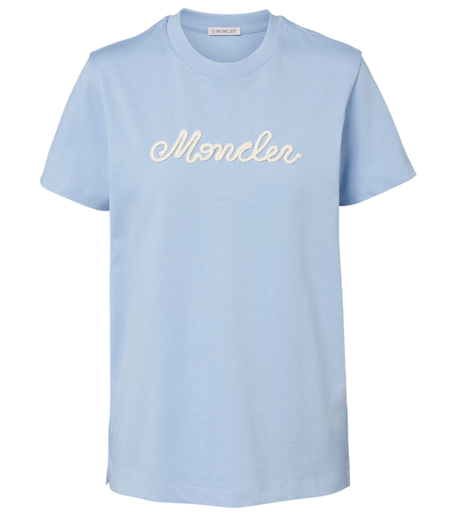 T-shirt en jersey de coton à logo Moncler