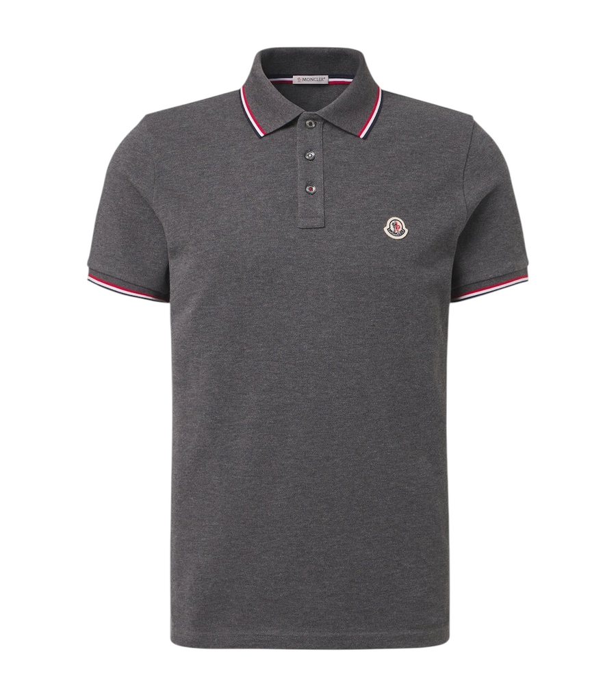 Moncler Logo cotton piqué polo shirt
