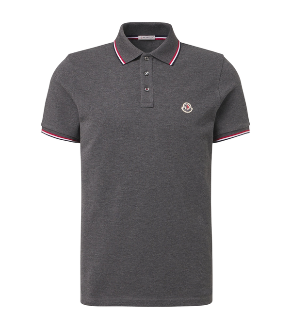 Moncler Logo cotton piqué polo shirt