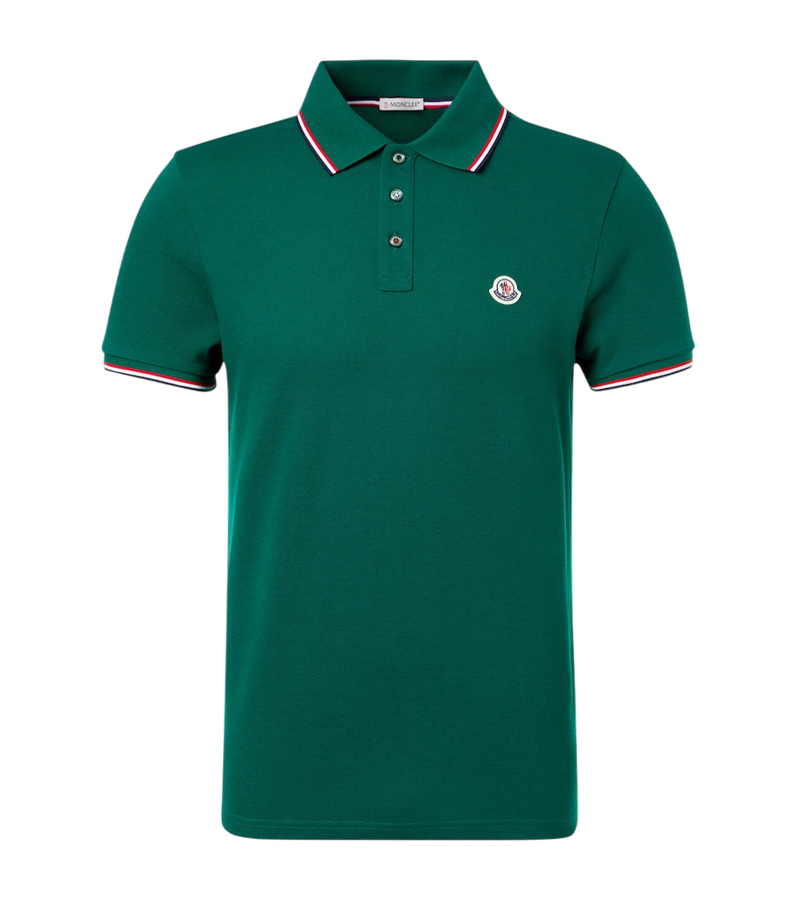 Moncler Logo cotton piqué polo shirt