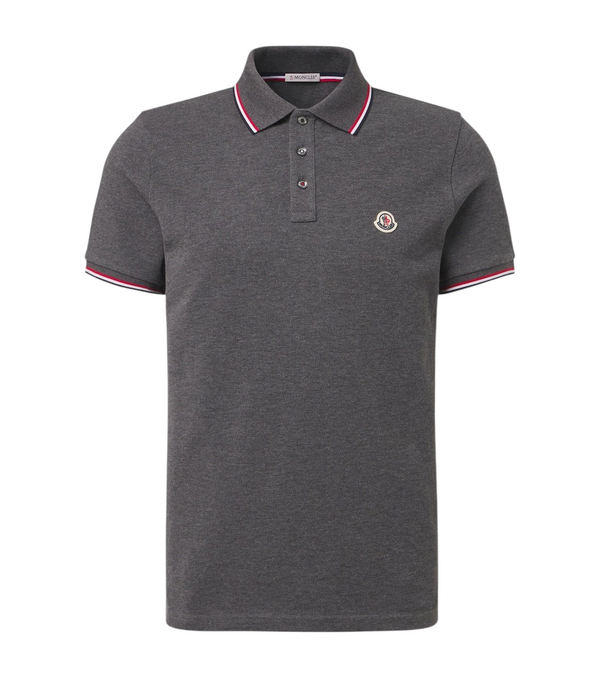 Moncler Logo cotton piqué polo shirt