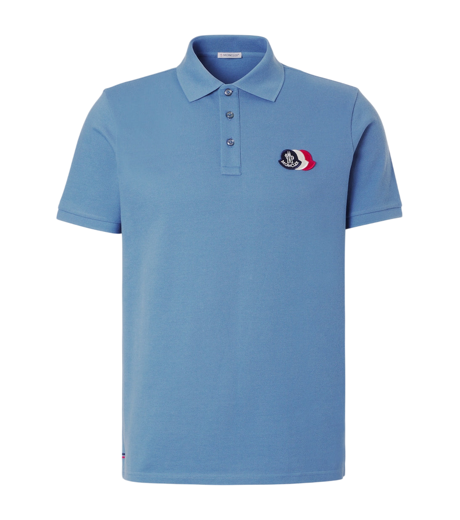 Moncler Logo cotton piqué polo shirt