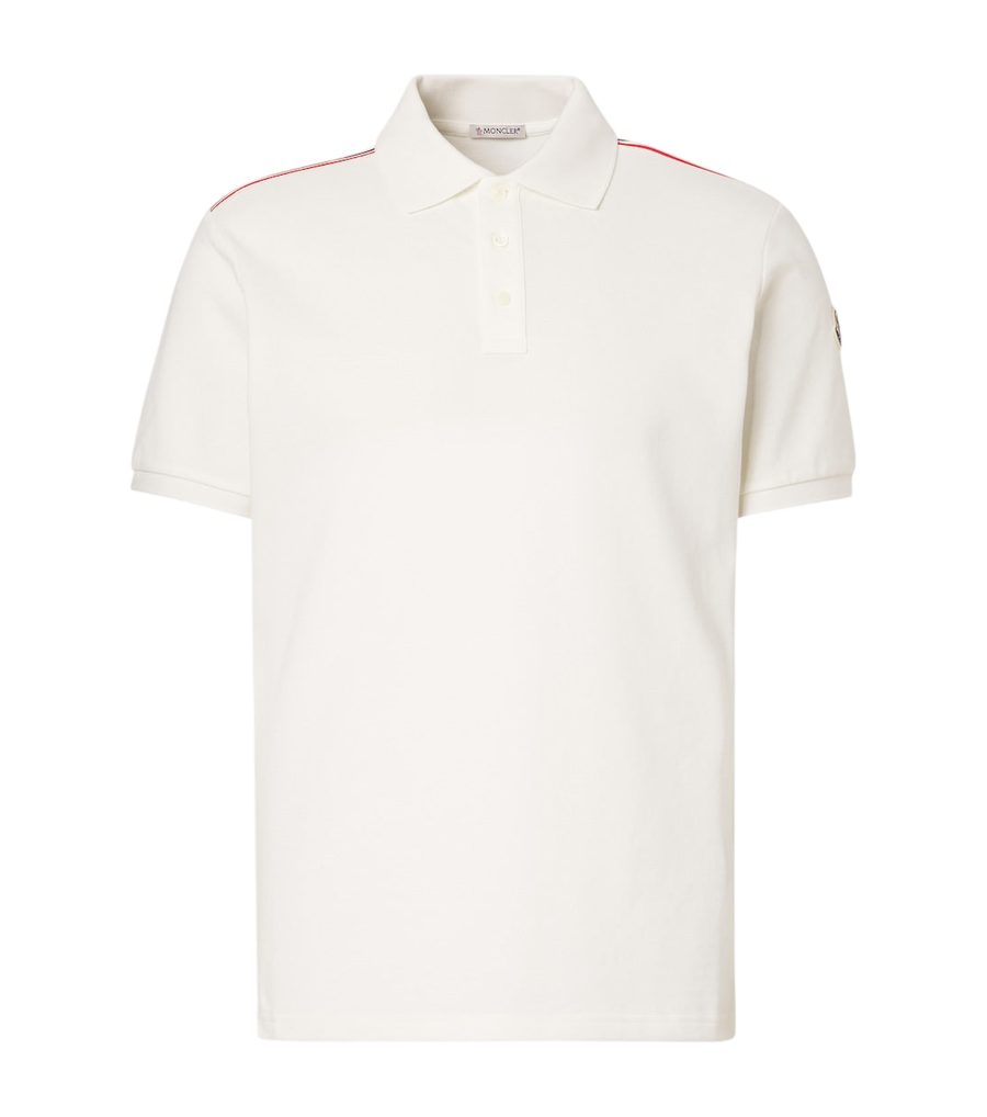 Moncler Logo cotton piqué polo shirt