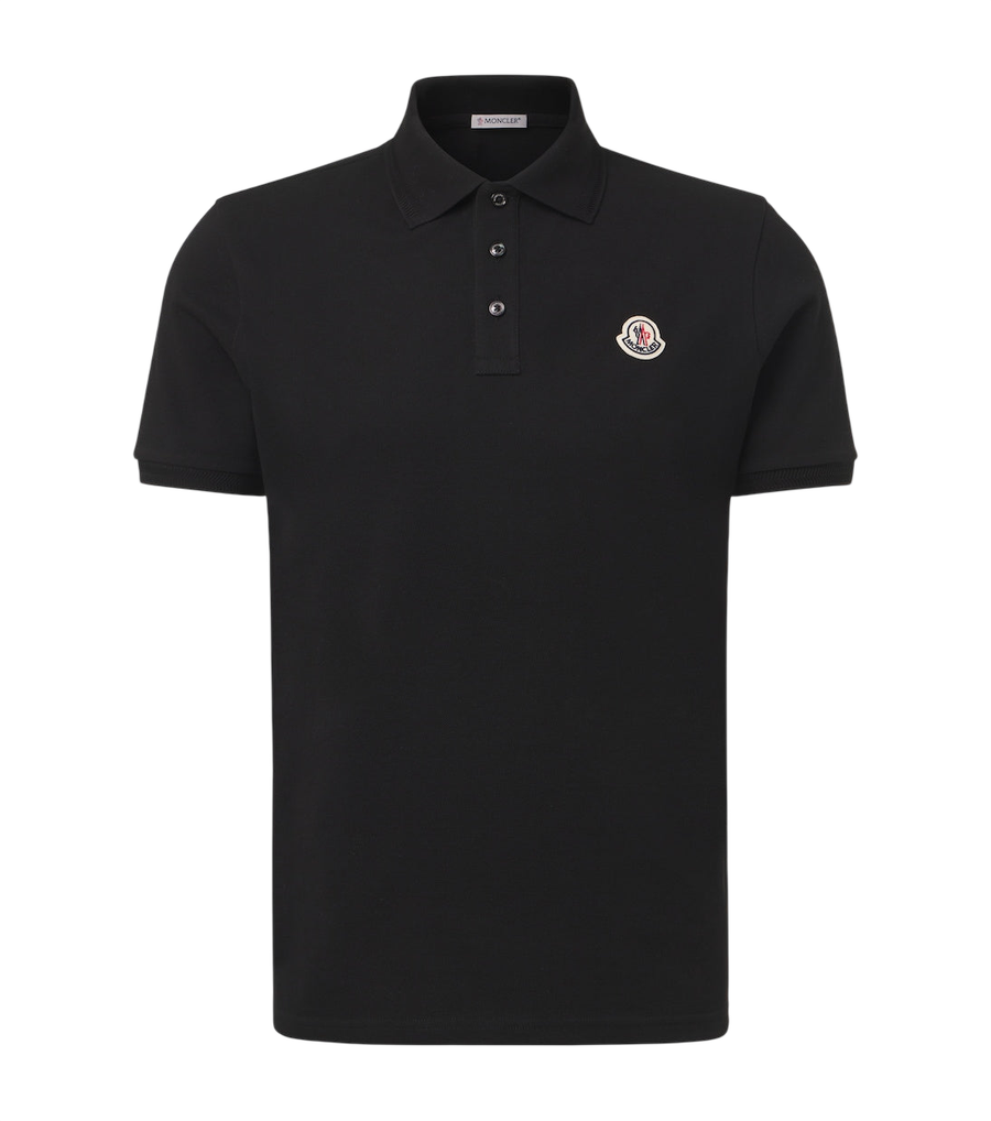 Moncler Logo cotton piqué polo shirt