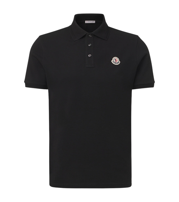 Moncler Logo cotton piqué polo shirt