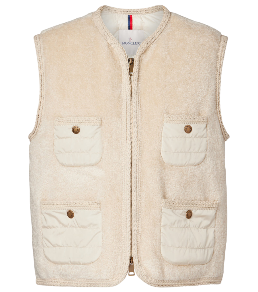 Moncler Mimosas teddy down vest