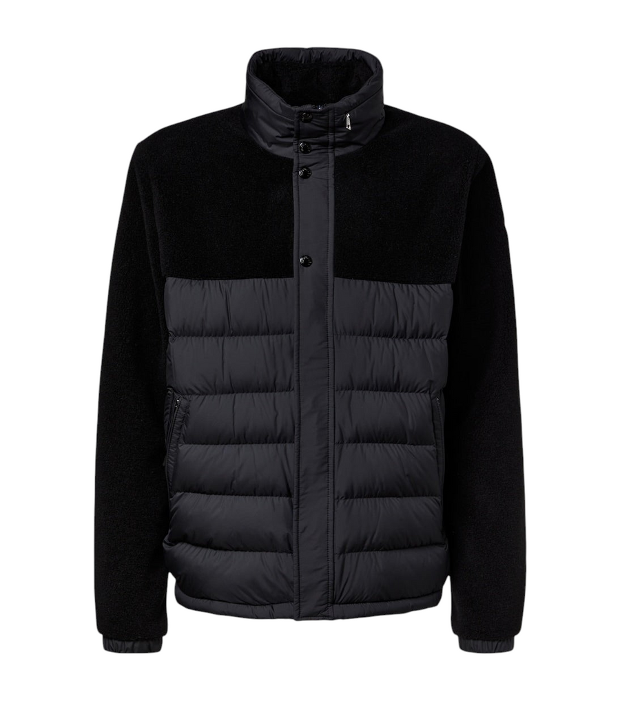 Moncler Mistral down-paneled teddy jacket