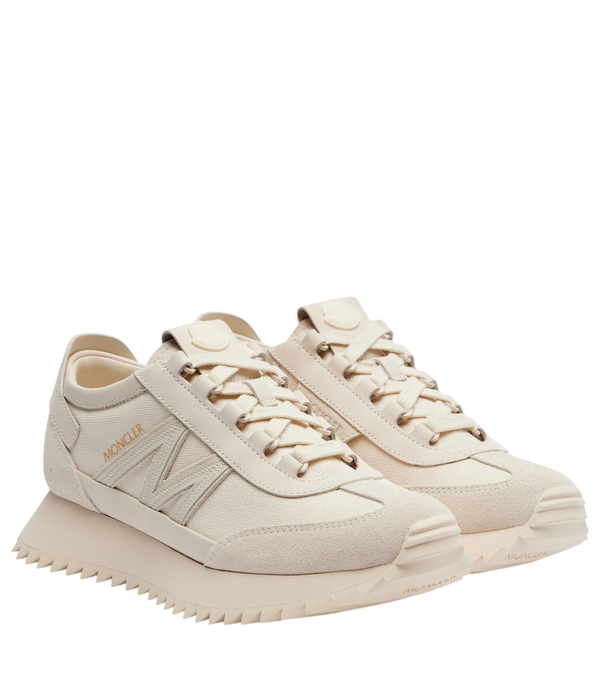 Moncler Pacey2 suede-trimmed sneakers