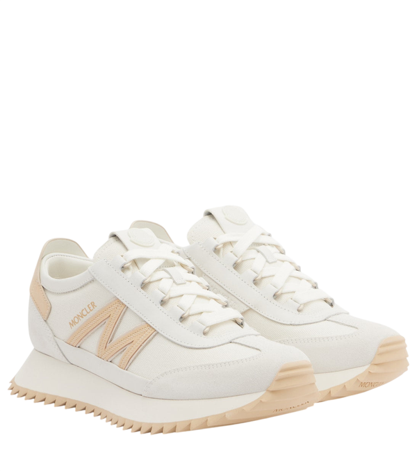 Moncler Pacey2 suede-trimmed sneakers