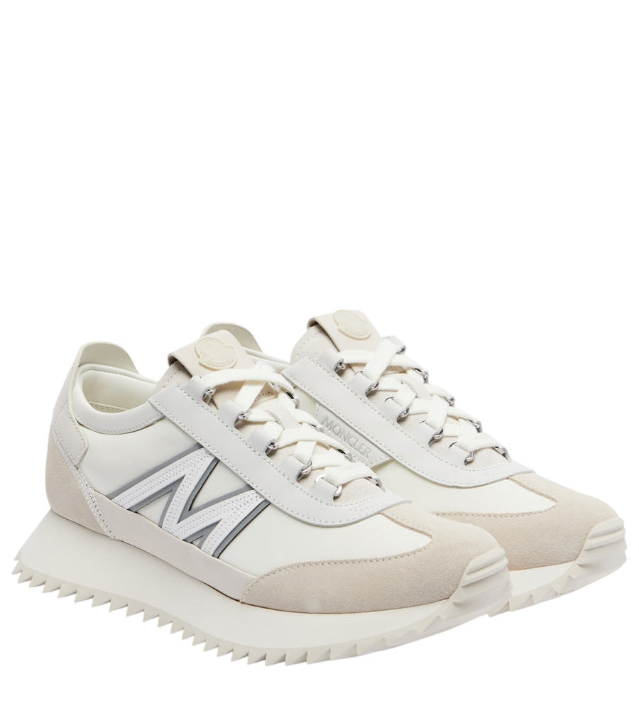 Moncler Pacey2 suede-trimmed sneakers