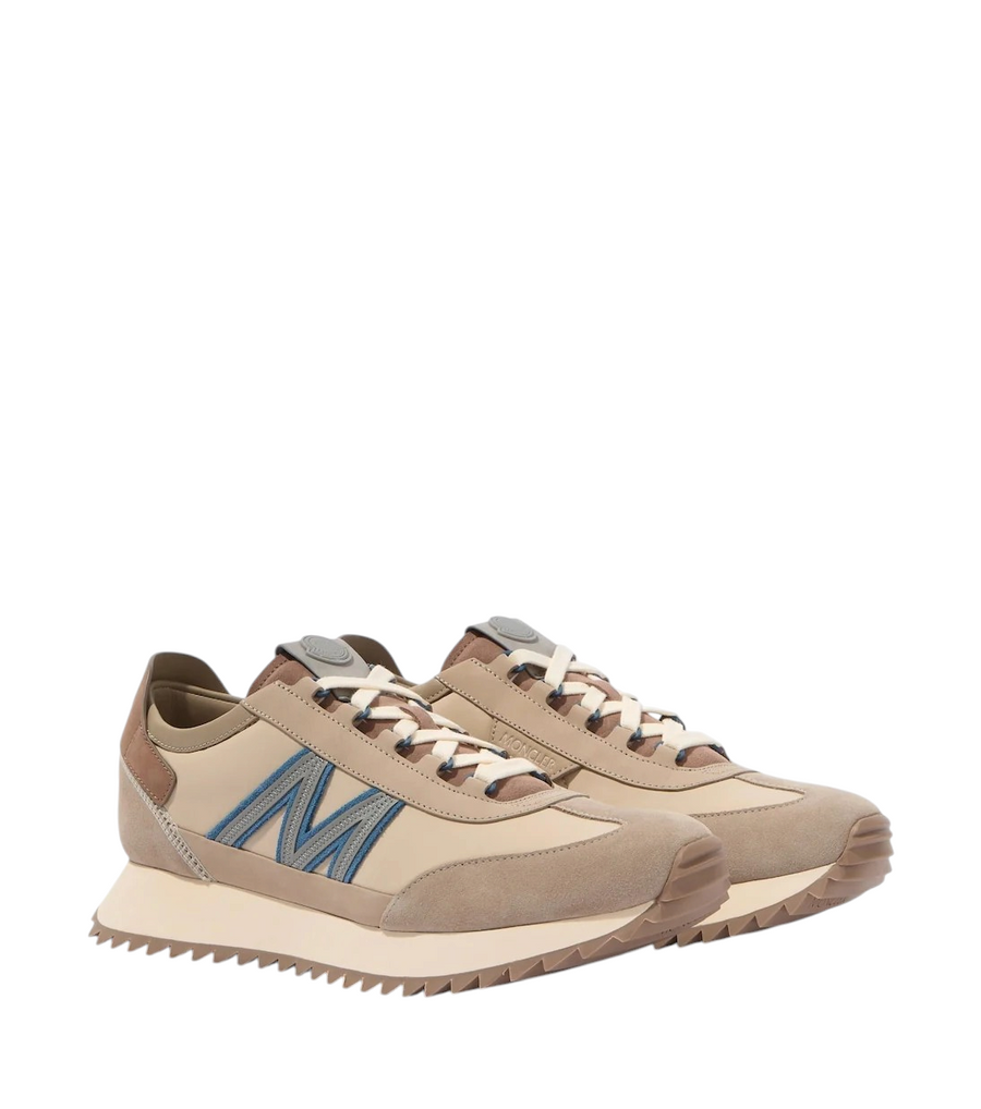 Moncler Pacey2 suede-trimmed sneakers