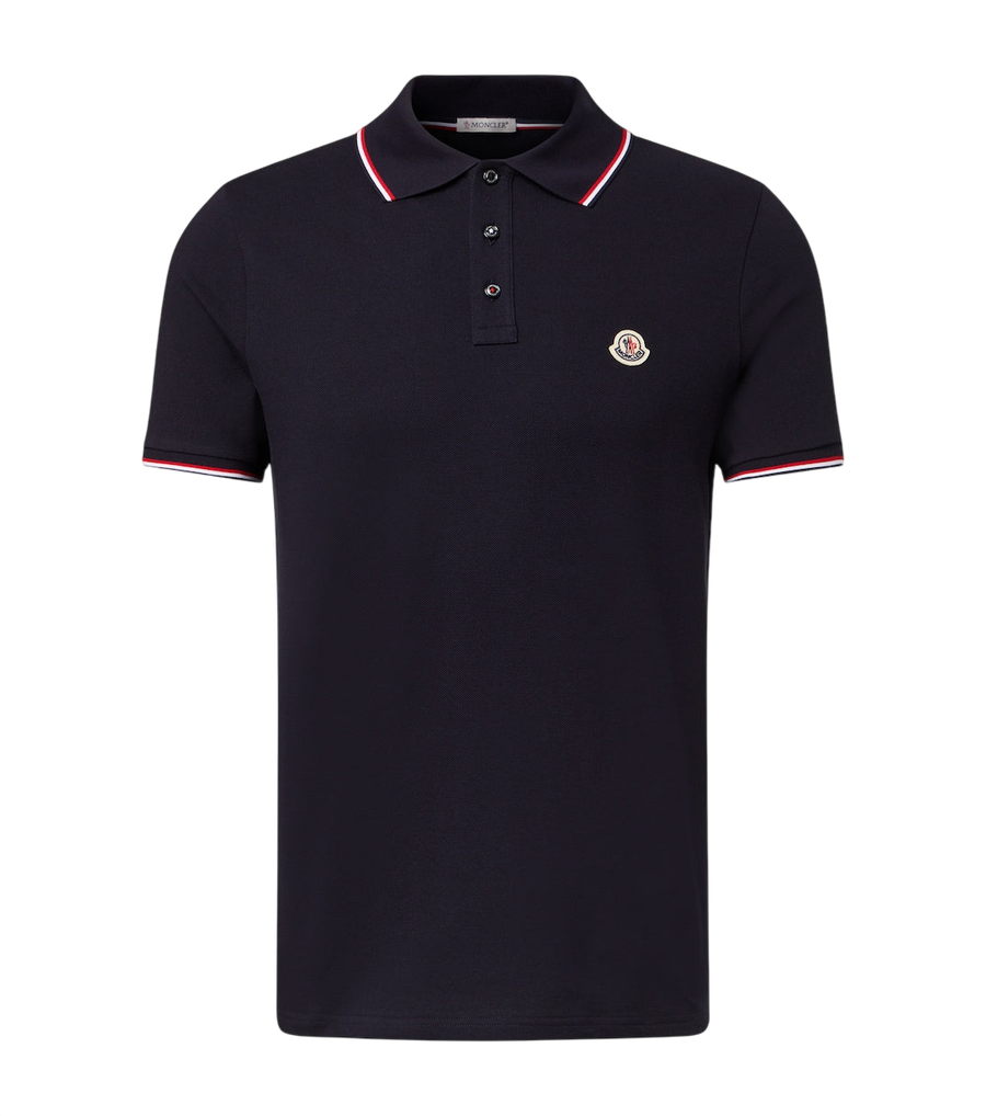 Moncler Permanent cotton jersey polo shirt
