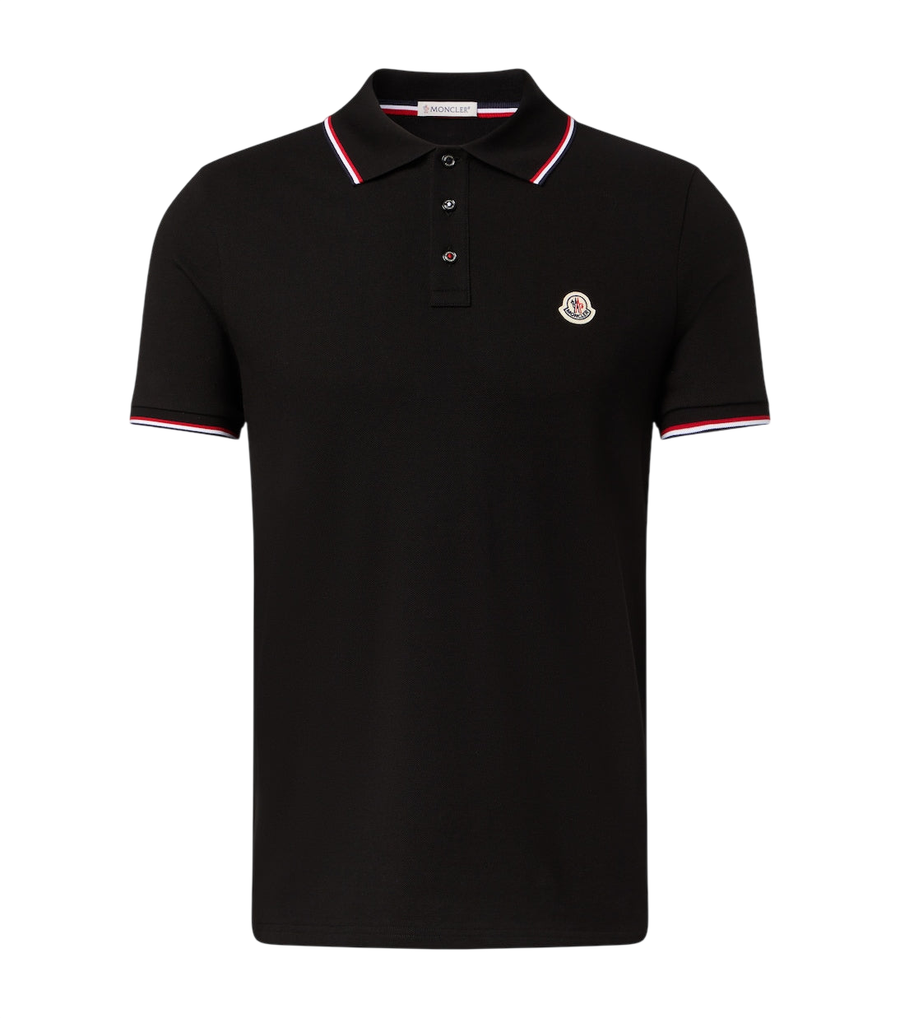 Moncler Permanent cotton jersey polo shirt
