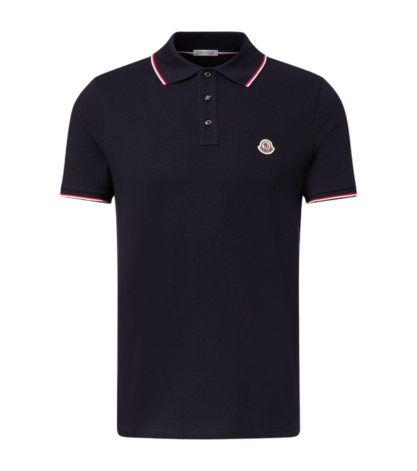 Moncler Permanent cotton jersey polo shirt