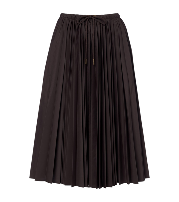 Falda midi plisada de Moncler