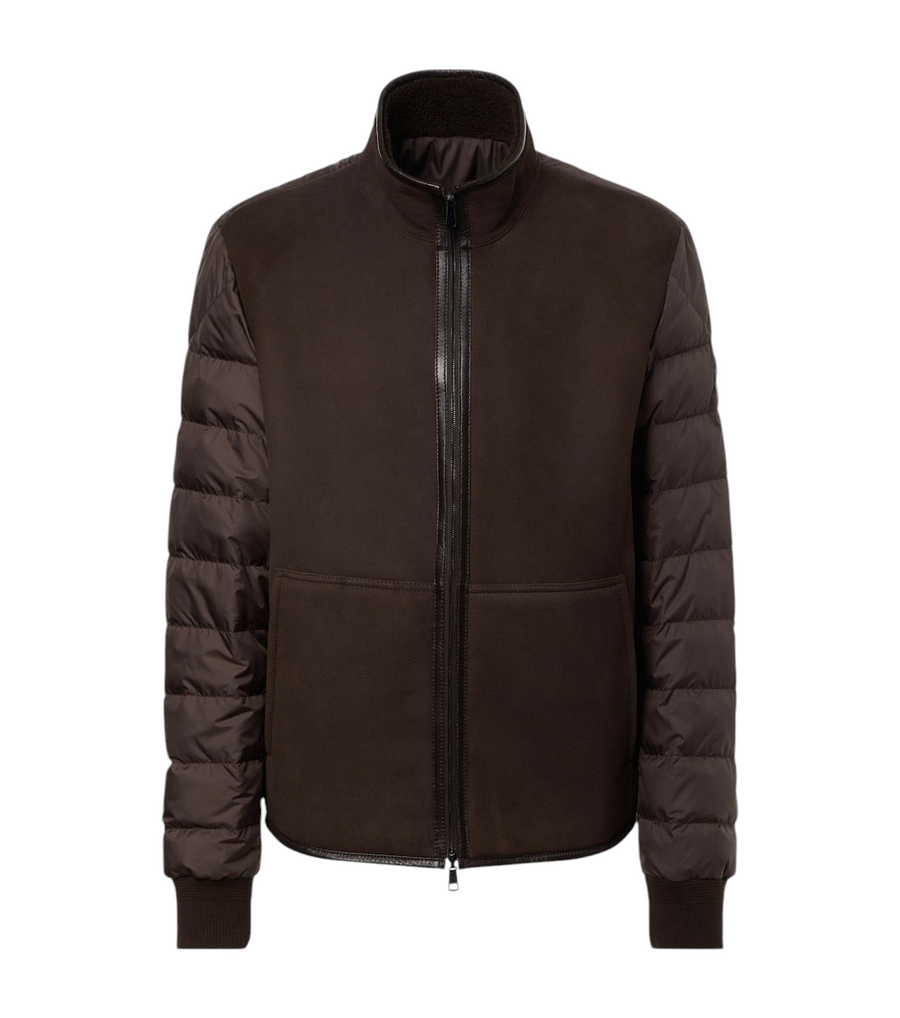 Moncler Reversible shearling down jacket
