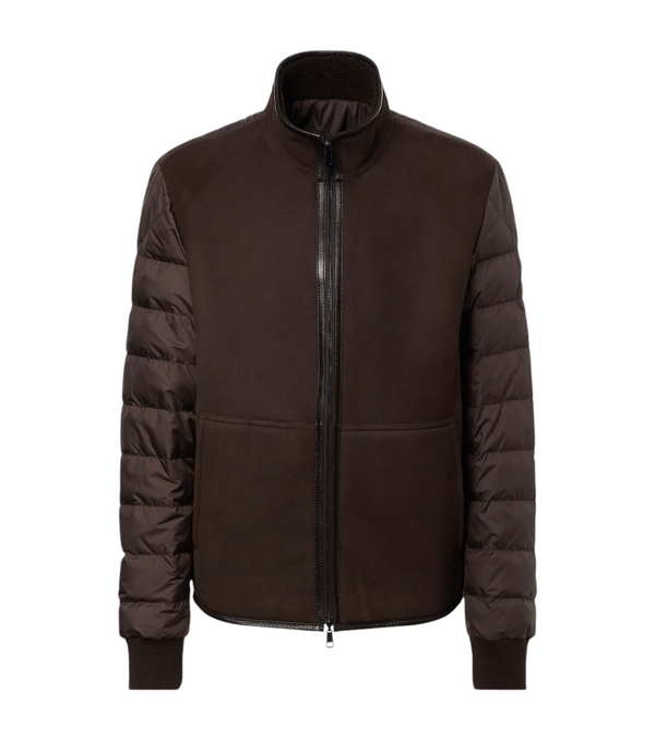 Moncler Reversible shearling down jacket