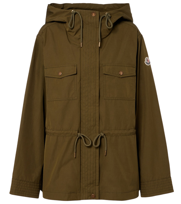 Moncler Serin hooded canvas jacket