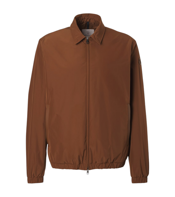 Moncler Socot leather-trimmed blouson jacket