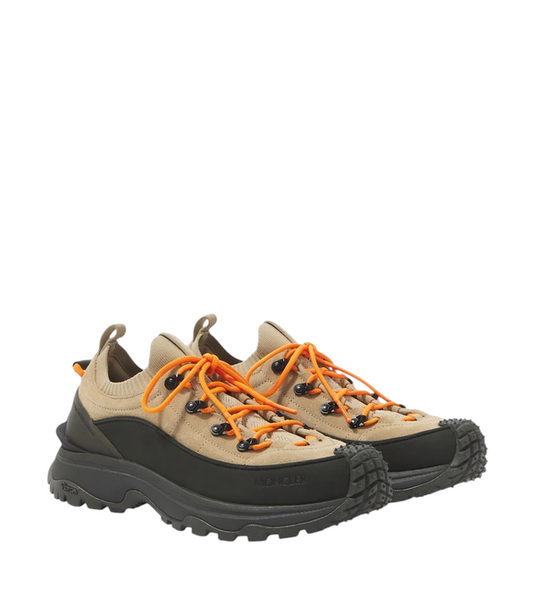 Moncler Trailgrip Lite3 suede-trimmed sneakers