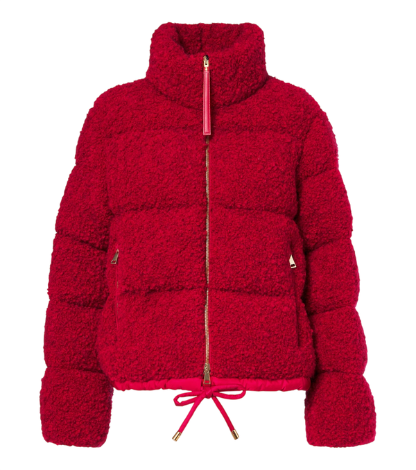 Moncler Trascendance bouclé down jacket