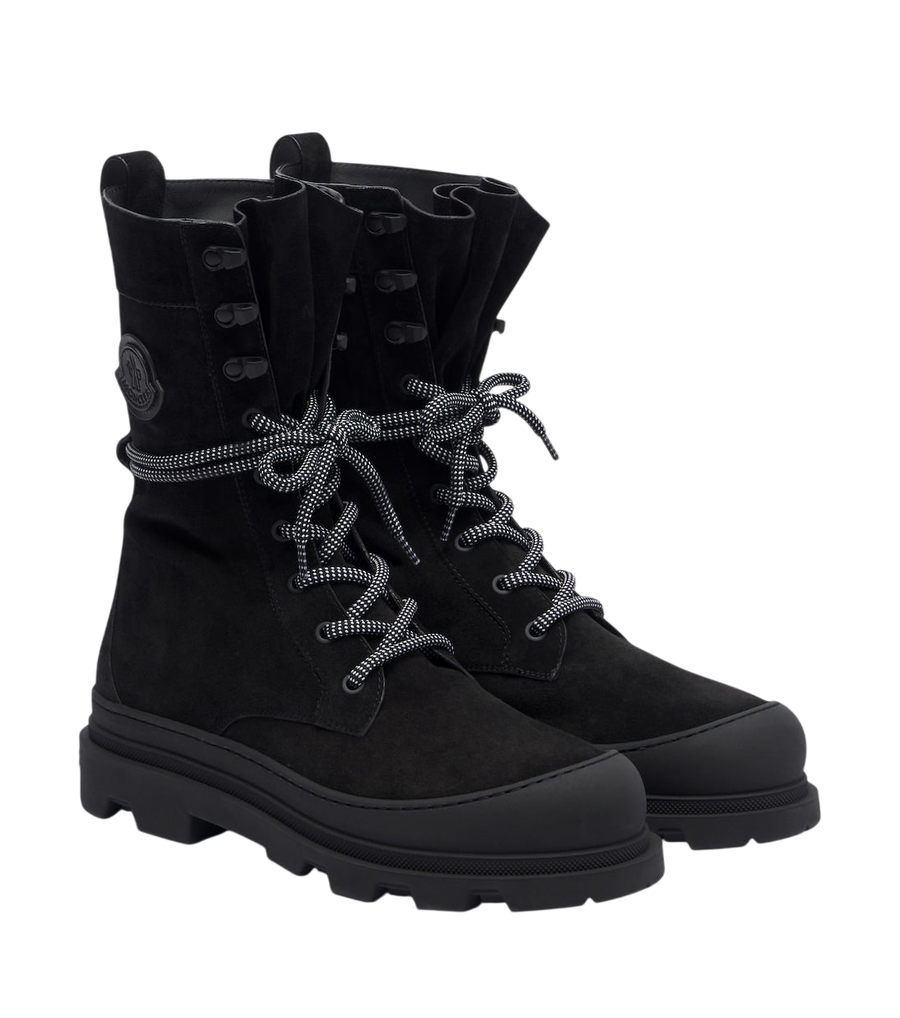 Moncler Vera suede lace-up boots
