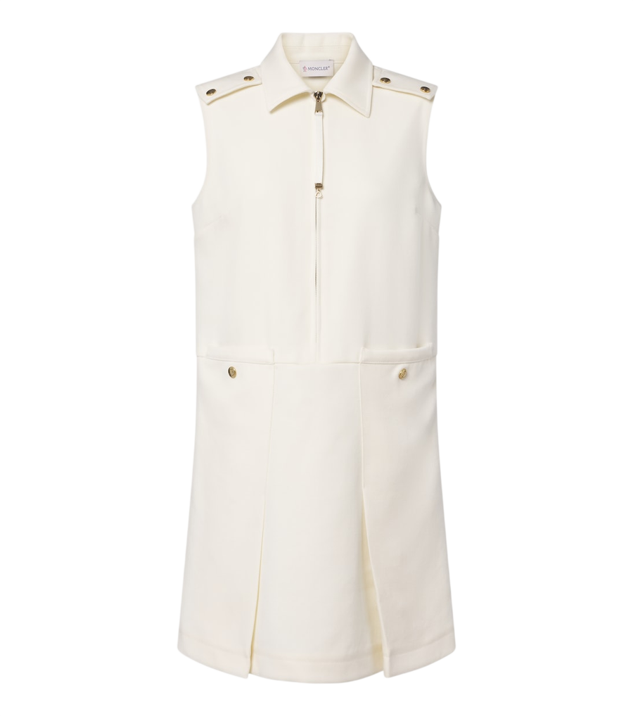 Minirobe en gabardine de laine vierge Moncler
