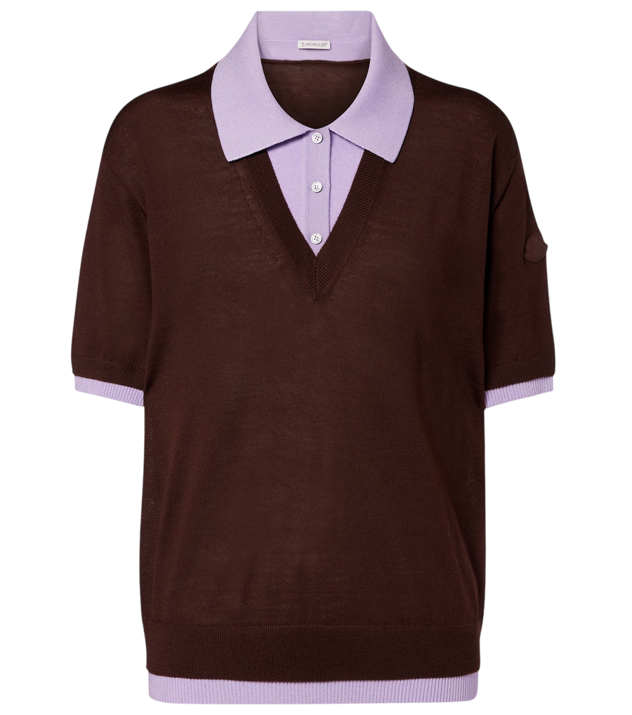 Polo de lana virgen Moncler