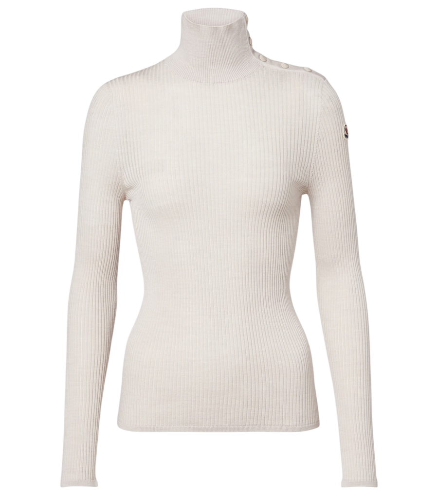 Moncler Virgin wool turtleneck sweater