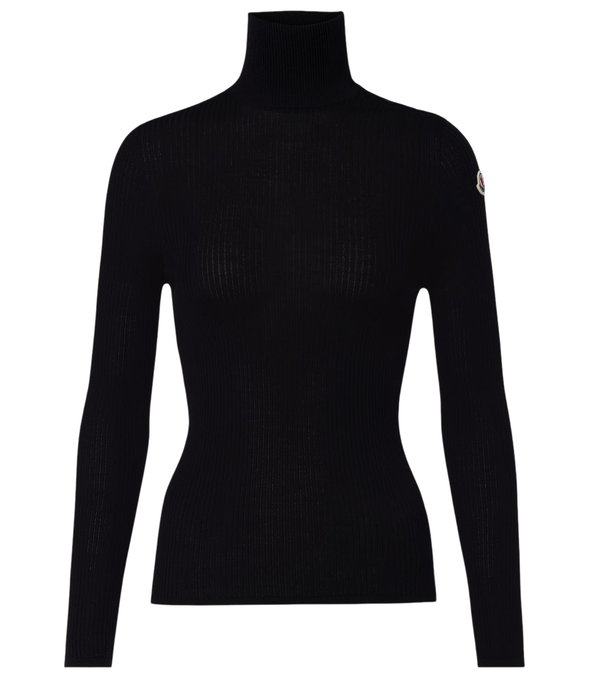 Pull à col roulé Moncler en laine vierge